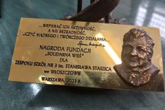 Wręczenie nagrody "Solidarna wieś" dla ZS3 im. Stanisława Staszica